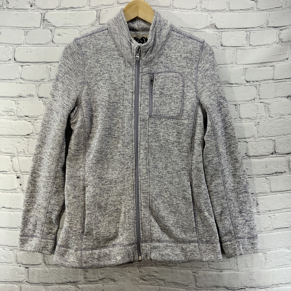 Marc New York Fleece Jacket Womens Sz M‎ Gray Full Zip